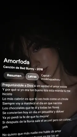Cancion - AMORFODA