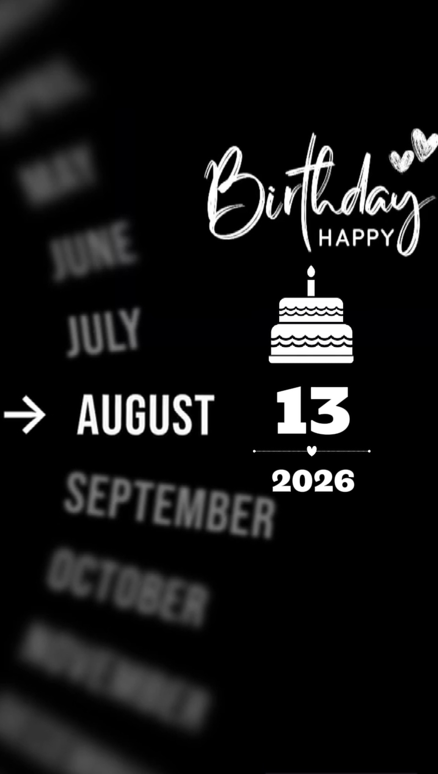 PAI DE ANIVERSÁRIO 13 DE AGOSTO