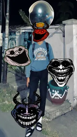 STIKER TROLL FACE 