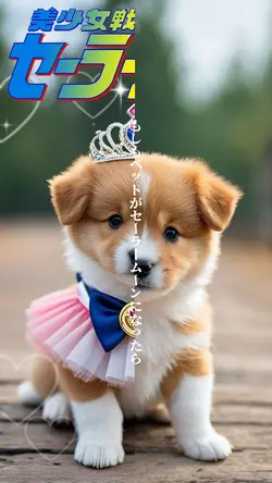 もしもペットがセーラームーンになったら