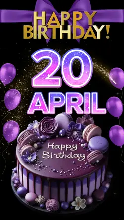 Birthday 20 APRIL 