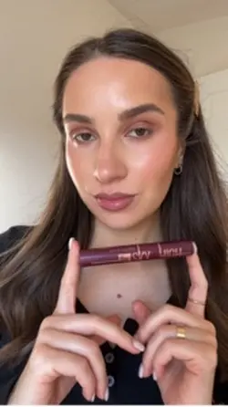 Burgundy mascara 