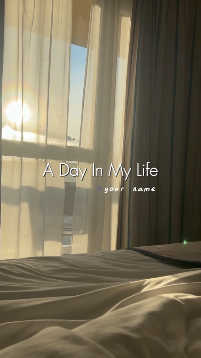 A day in my life