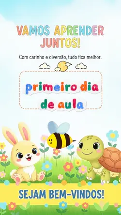 primeiro dia de aula