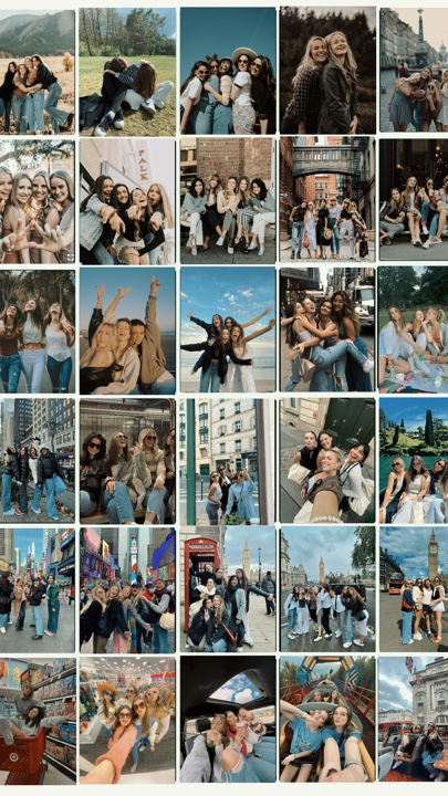 collage kasama ang kaibigan