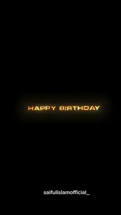 HAPPY BIRTHDAY TO ME