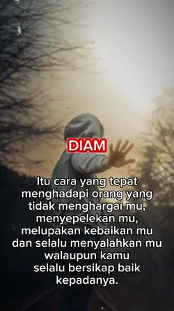 DIAM LALU TINGGALKAN