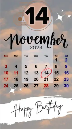 brithday 14 nov 2024