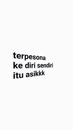 terpesona ke diri
