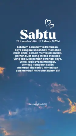 Sabtu 29.3.25