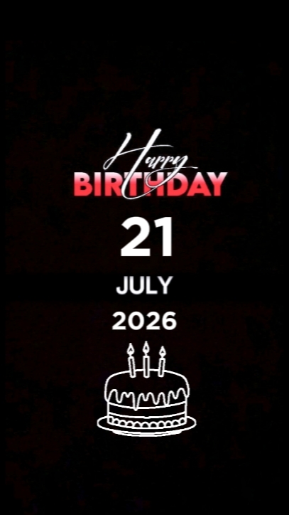 Minha história de aniversário 