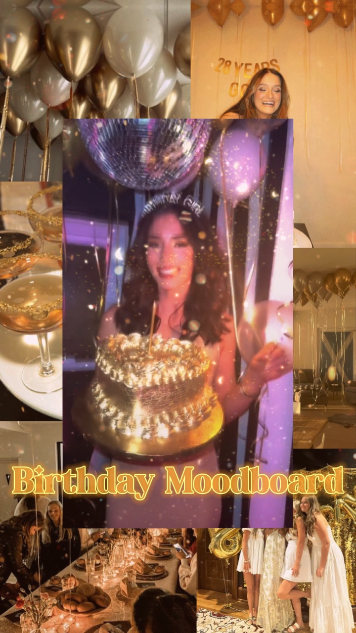 Moodboard de aniversário