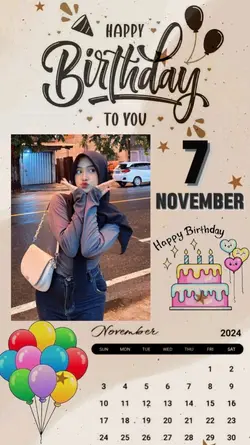 7 November, Brithday