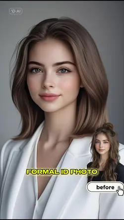 Formal ID photo