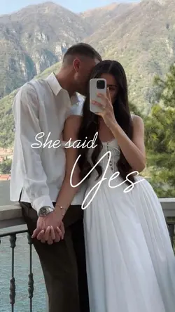 She said yes 💍