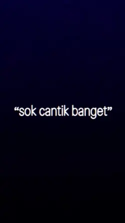 sok cantik banget 
