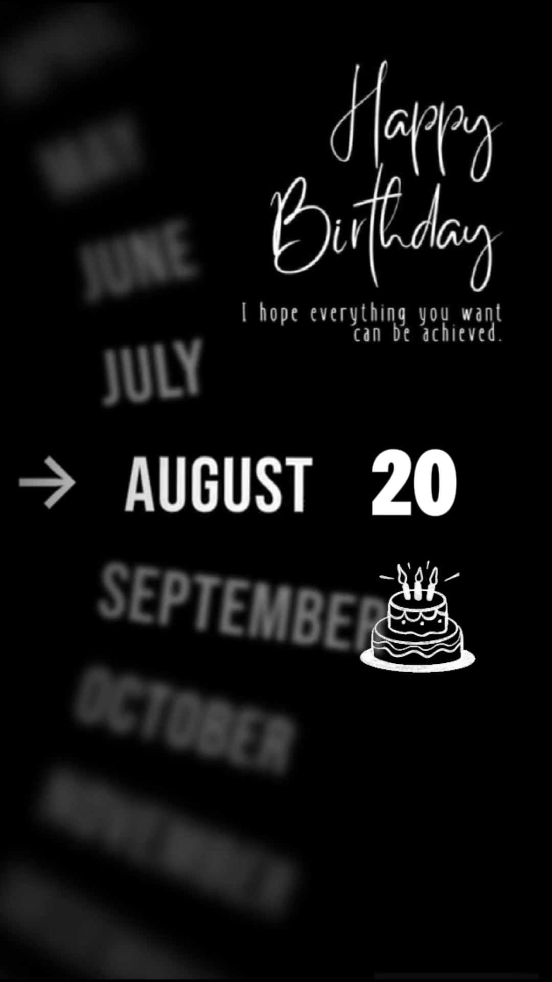 FILHA HBD 20 DE AGOSTO