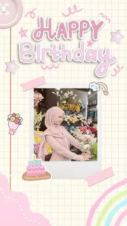 Happy Birthday pink