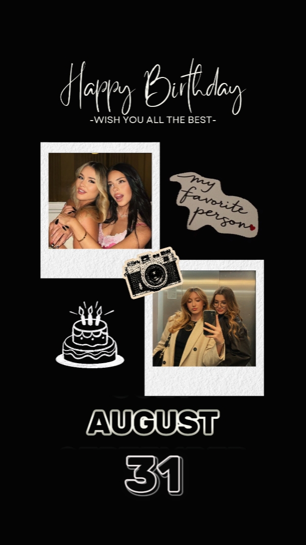 hbd bestie 31 august