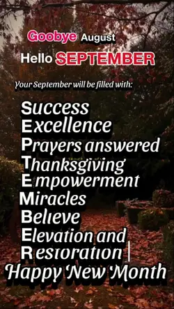 Hello September 