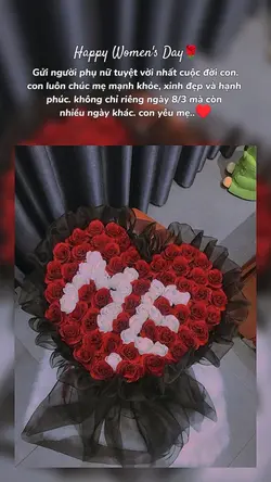 Mẫu 8/3 Con Yêu Mẹ 
