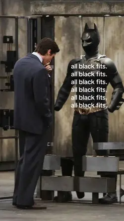all black fits