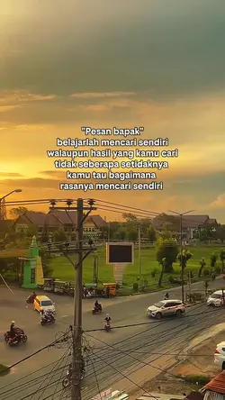 "Pesan bapak"
belaja