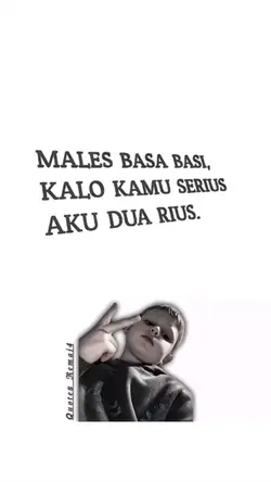 males basa basi 