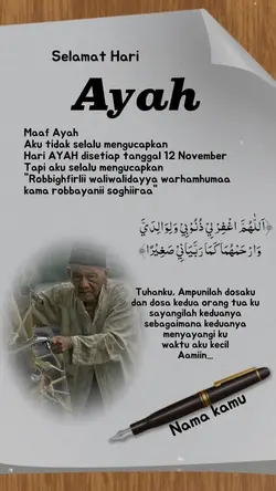 Selamat hari ayah 