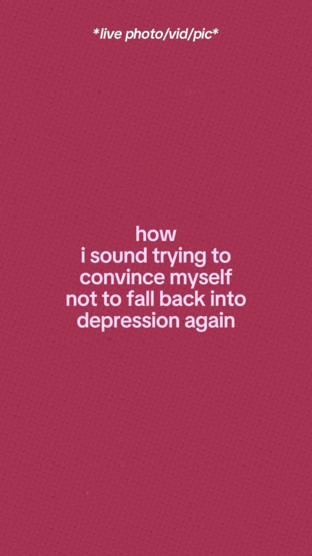 Back Into Depression