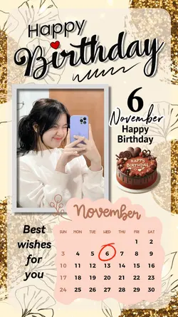 HBD 6 NOVEMBER 2024