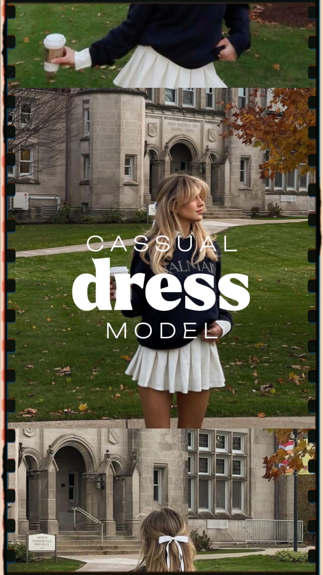 Modelo de vestido casual