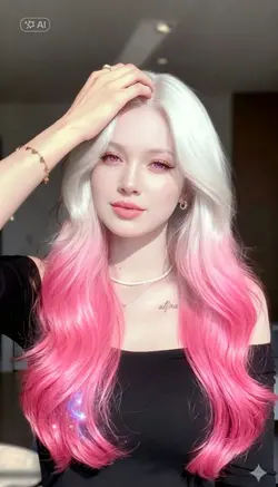AI Albino Pink Hair