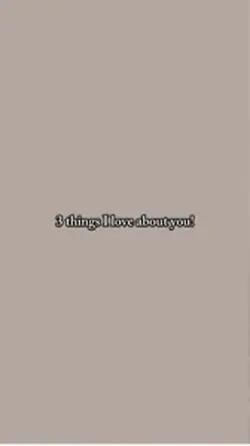 3 things I love✨🙈