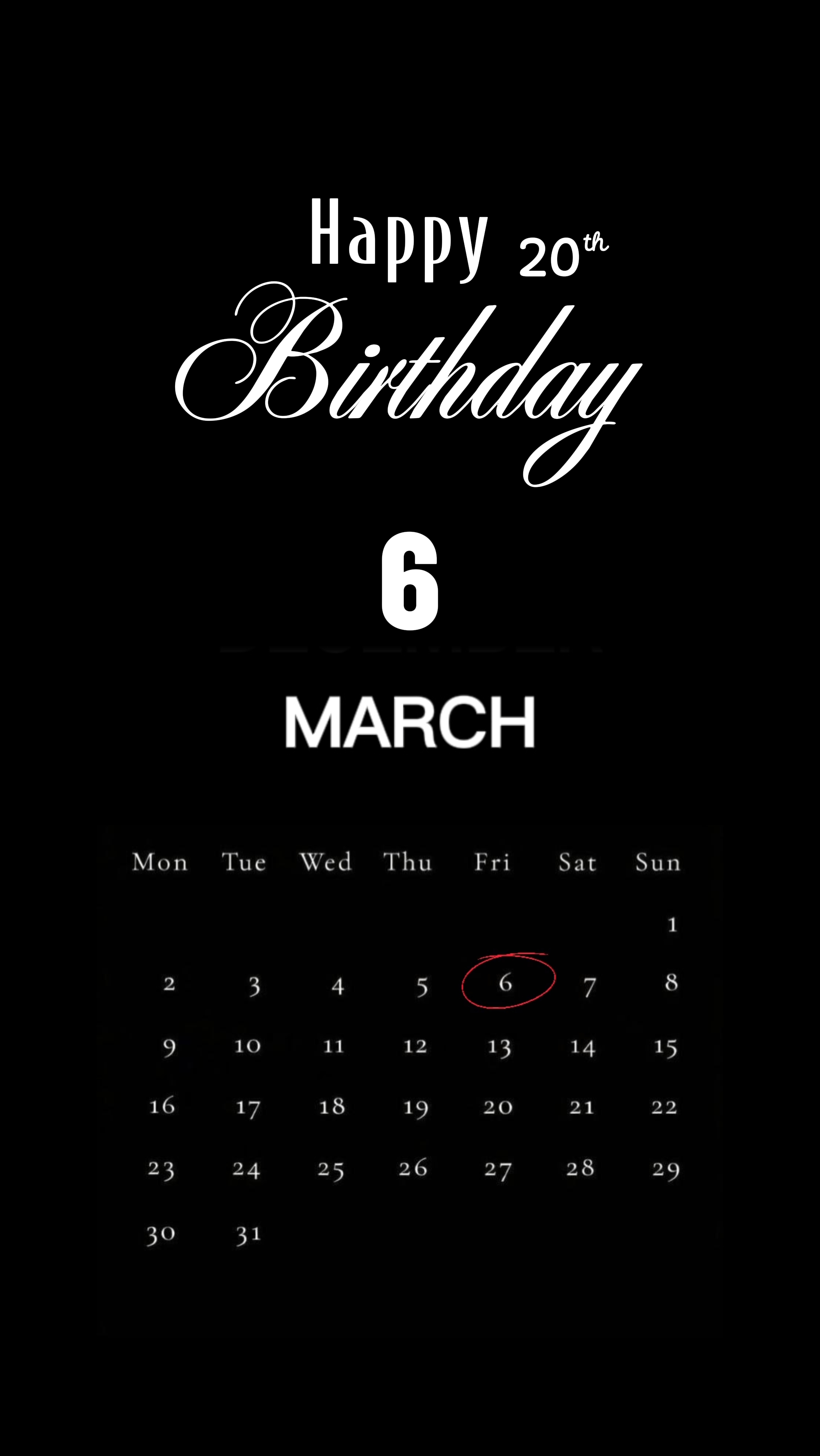 Birthday 6 march 