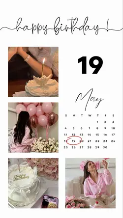 Birthday 19 May