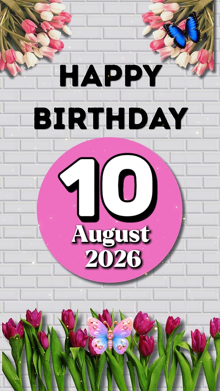 Cumpleaños 10 de agosto 
