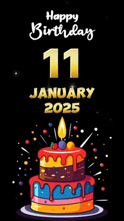 Birthday 11 Jan 2025
