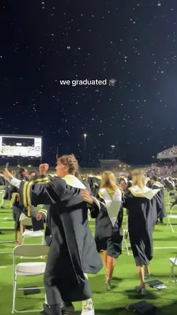 we graduated