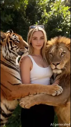 Lion &tiger