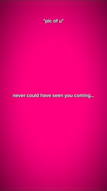 never could seen you