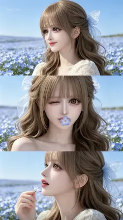 🫧 blue aes 3grid  🫧
