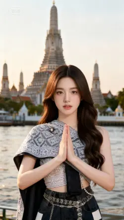 AI ชุดไทยแฟชั่น