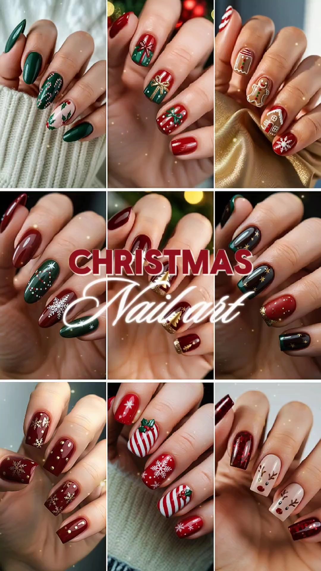 christmas nail art