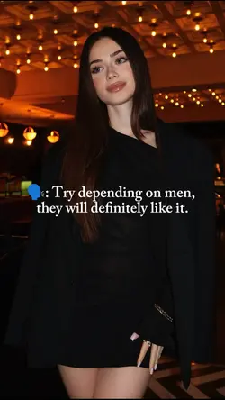 Try depending on men