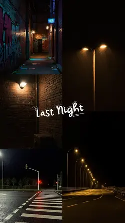 last night 