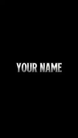 your name