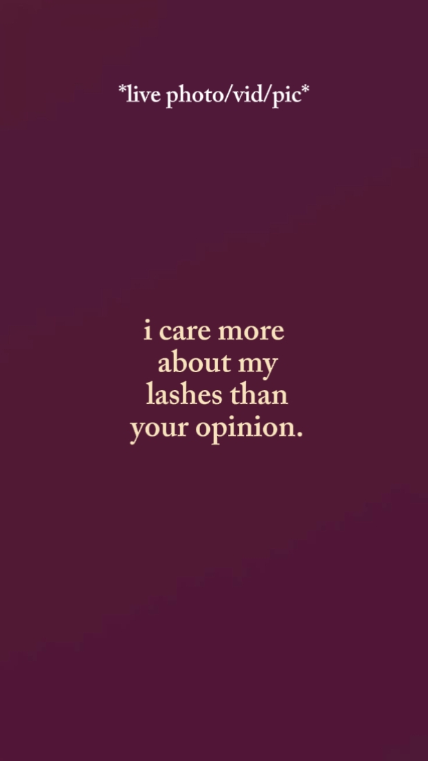 i care more about my