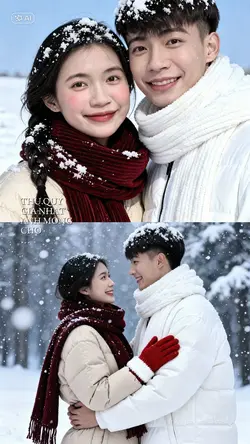 AI đứng dưới tuyết