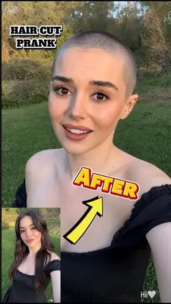 Haircut prank Ai